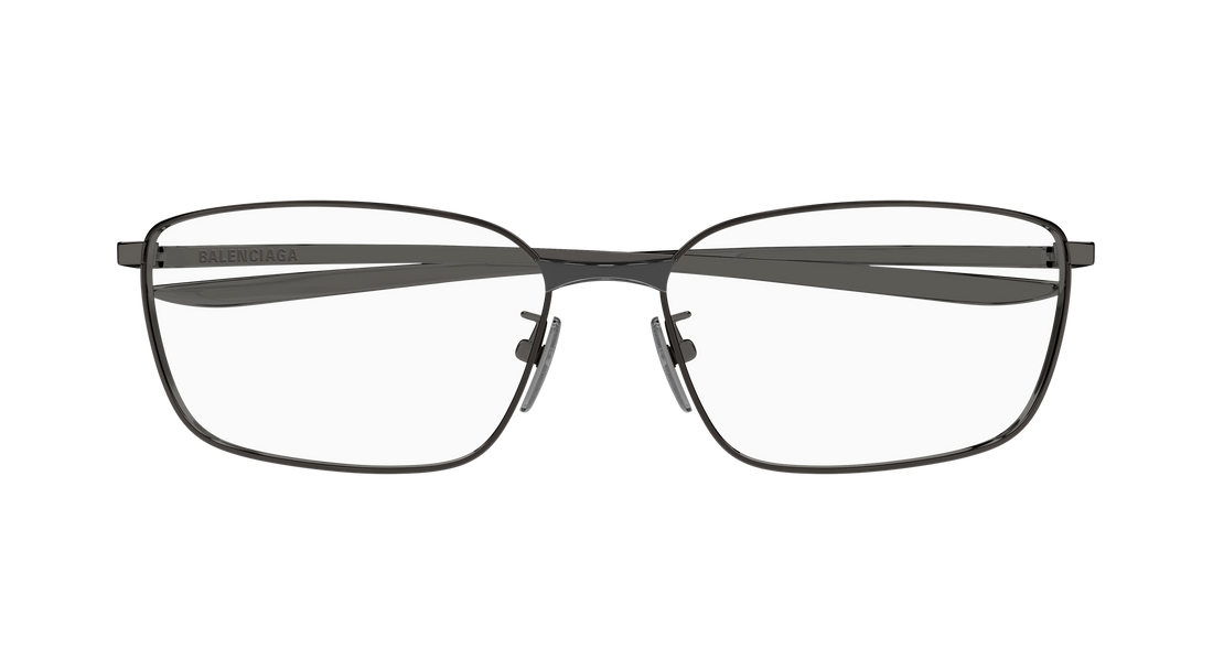Occhiali da vista balenciaga bb0497oa 003 gris rectangular / squared masculino taglia 60mm - Vista dettagliata