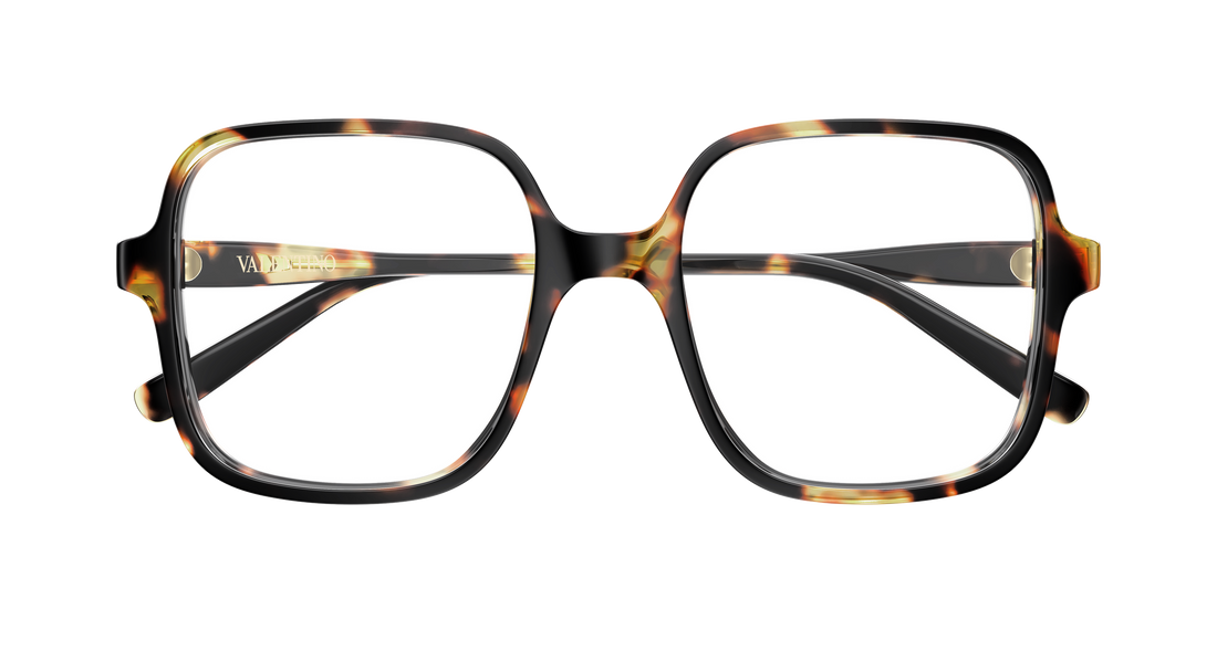 Lunettes de vue valentino vg0021o 002 havana round/oval/panthos femenino taille 53mm - Vue détaillée