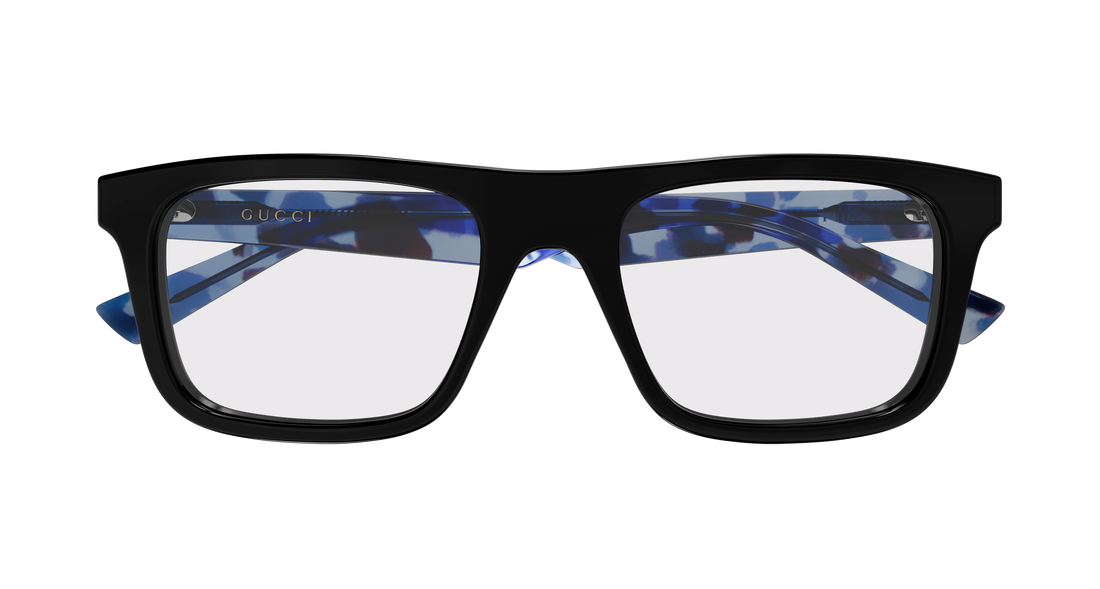 Lunettes de vue gucci gg2184o 003 negro rectangular / squared masculino taille 52mm - Vue détaillée