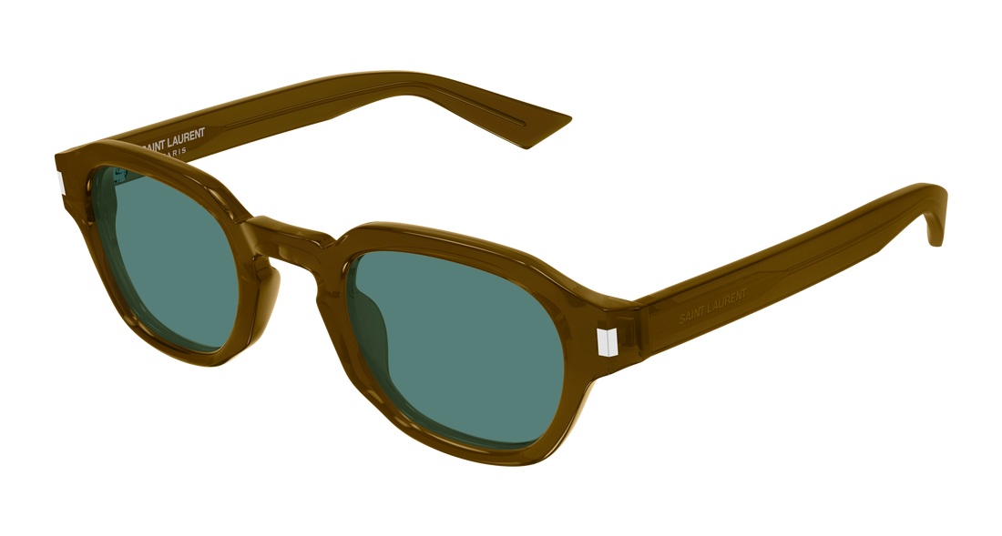 Lunettes de soleil saint laurent sl 946 003 marron round/oval/panthos masculino taille 46mm - Vue principale