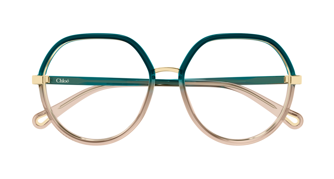 Occhiali da vista chloé ch0131o 013 light pilot/navigator femenino taglia 54mm - Vista dettagliata