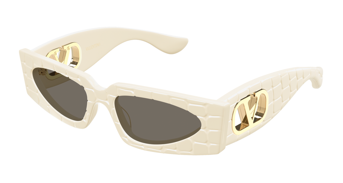 Sunglasses valentino vg0001s 005 beige rectangular / squared femenino size 53mm - Main view