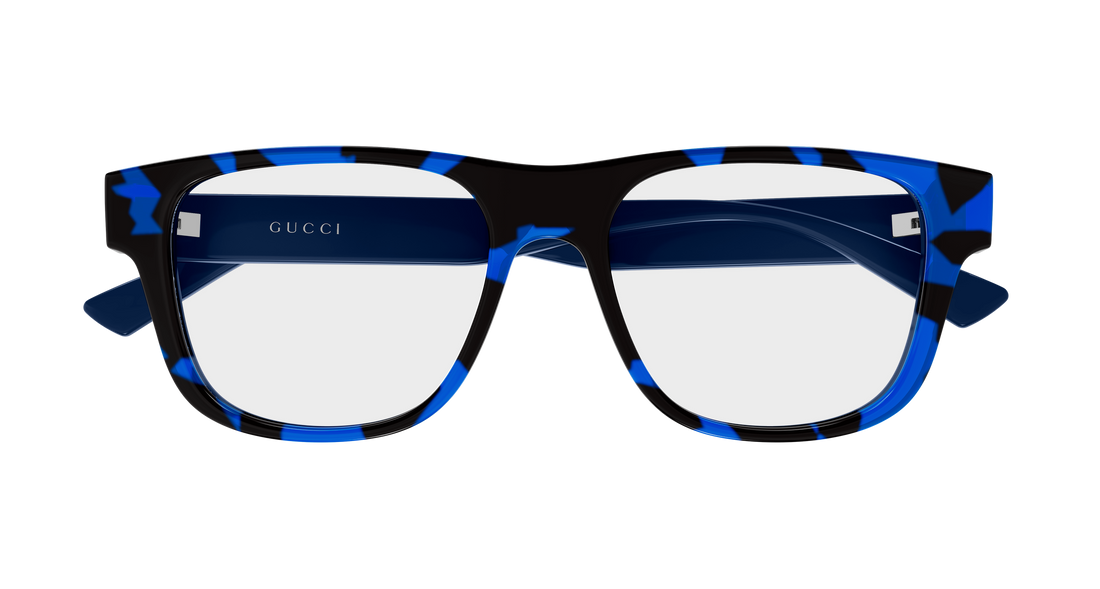 Occhiali da vista gucci gg2086o 008 havana rectangular / squared masculino taglia 55mm - Vista dettagliata