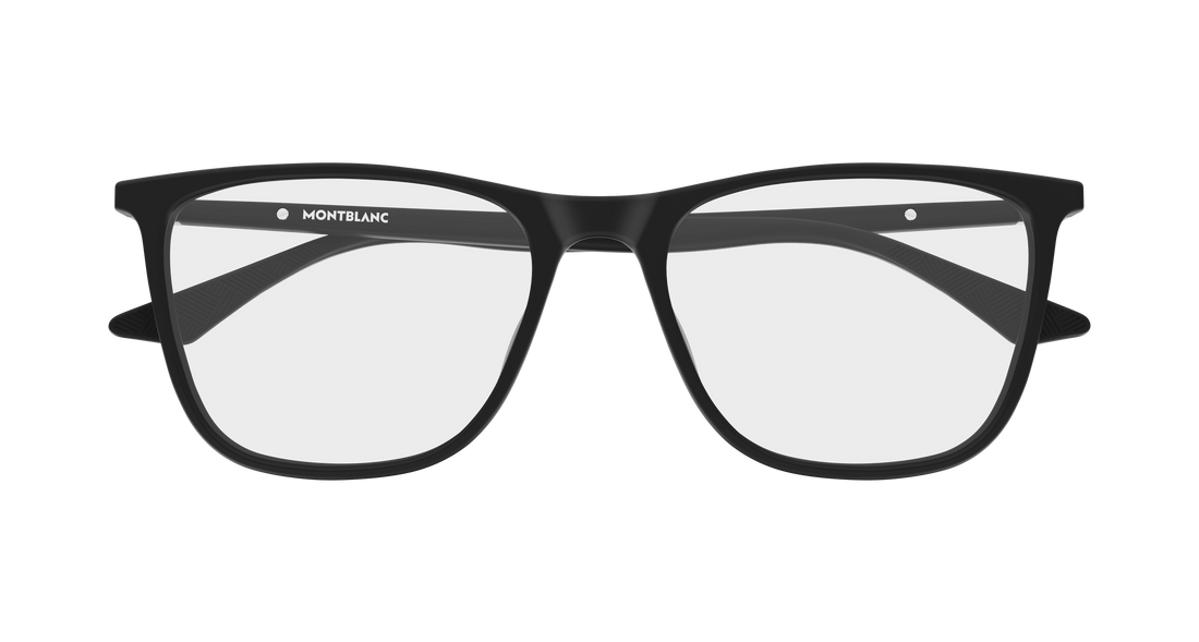 Briller montblanc mb0510o 005 negro rectangular / squared masculino størrelse 56mm - Detaljeret visning