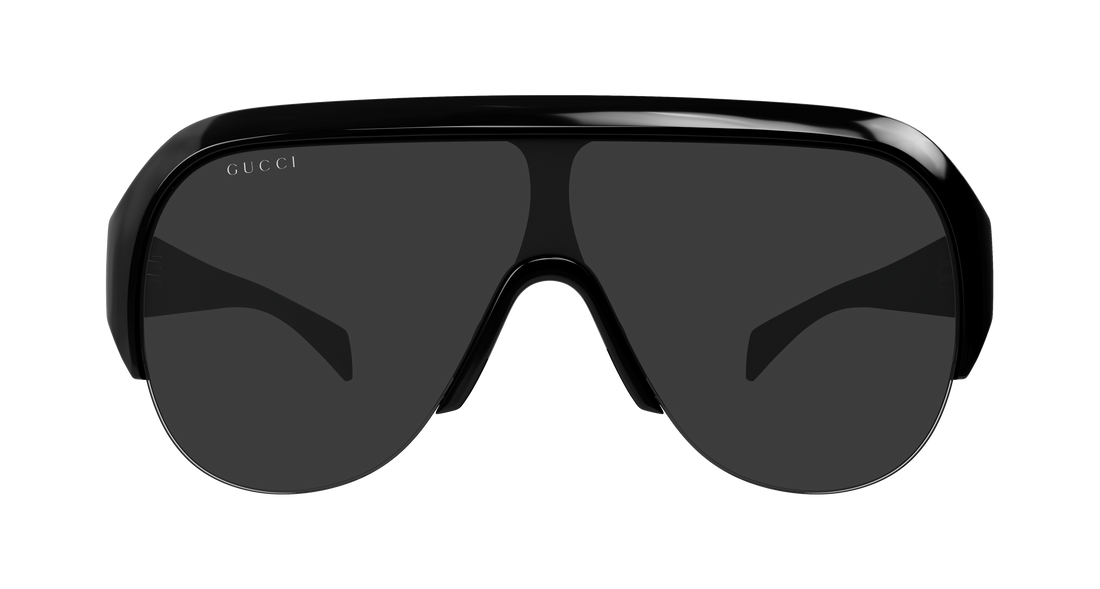 Sunglasses gucci gg2023s 001 negro mask femenino size 99mm - Detailed view