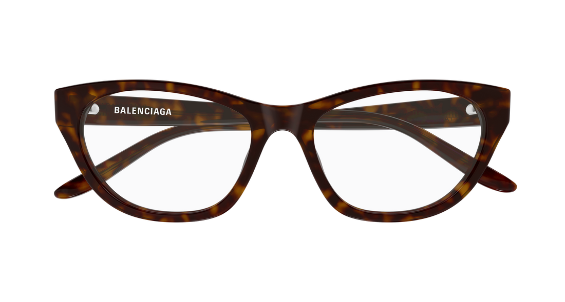 Gafas graduadas balenciaga bb0500o 002 havana cat eye femenino talla 54mm - Vista de detalle
