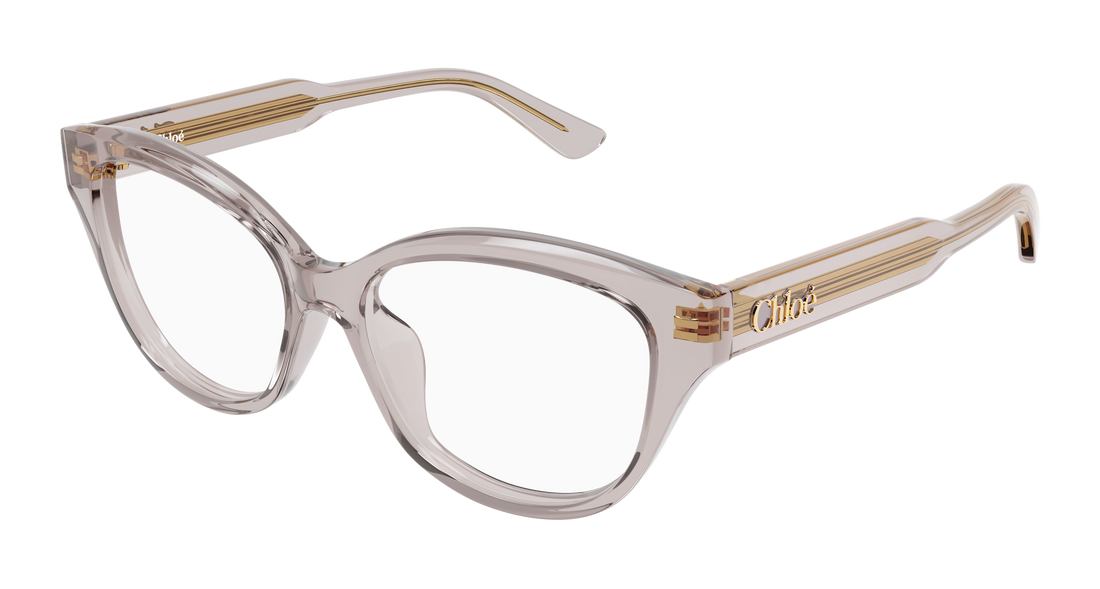 Briller chloé ch0381ol 003 gris cat eye femenino størrelse 51mm - Hovedvisning