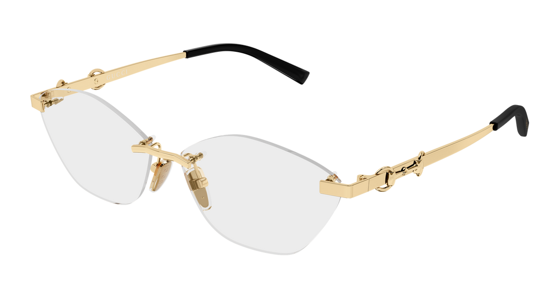 Occhiali da vista gucci gg2050o 002 dorado cat eye femenino taglia 59mm - Vista principale