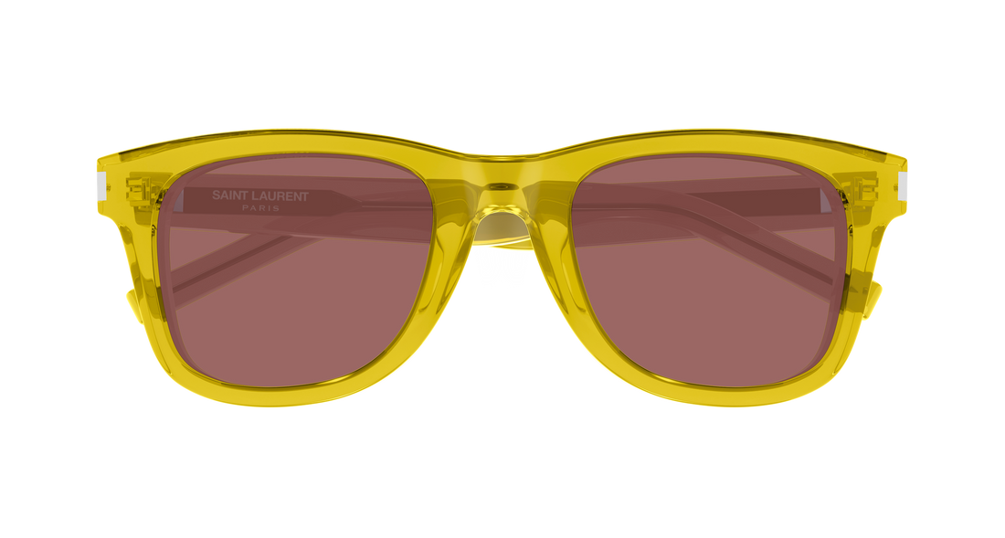 Lunettes de soleil saint laurent sl 51 083 amarillo rectangular / squared masculino taille 50mm - Vue détaillée