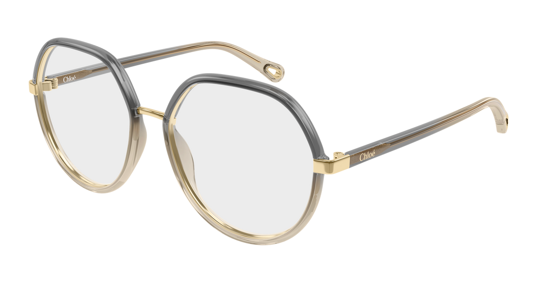 Occhiali da vista chloé ch0131o 012 gris pilot/navigator femenino taglia 54mm - Vista principale