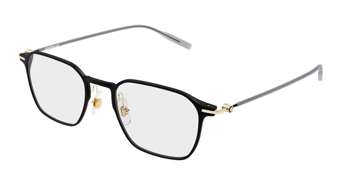 Dioptrijske naočale montblanc mb0504o 001 negro rectangular / squared masculino veličina 51mm - Glavni prikaz