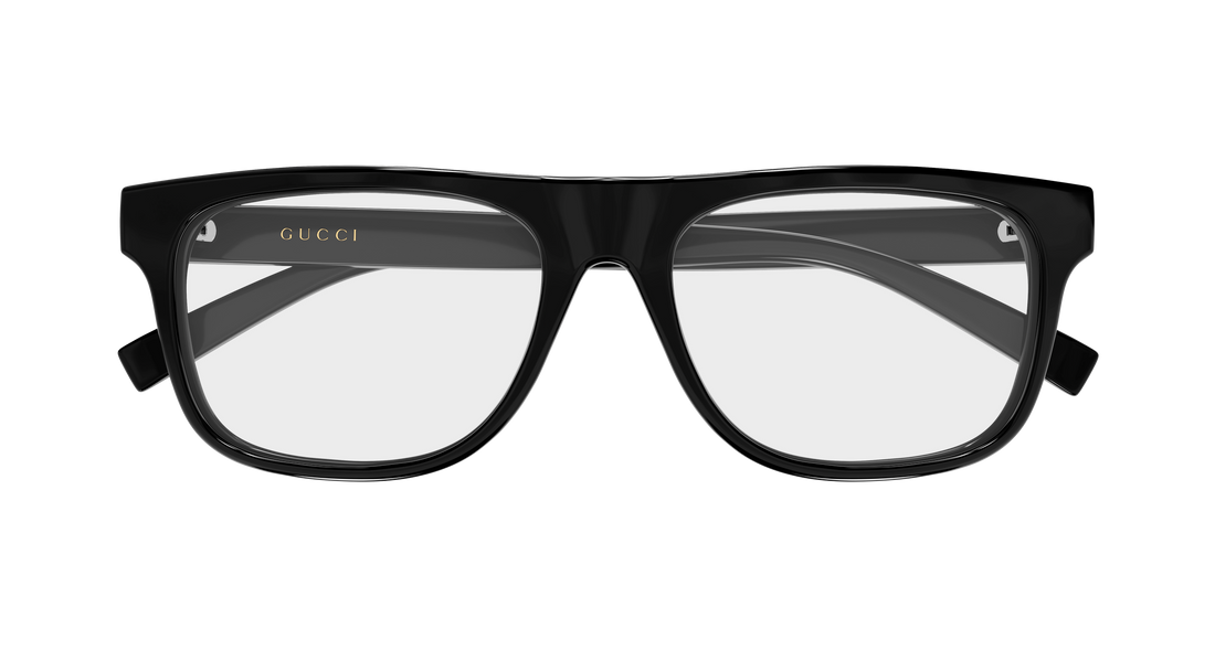 Brillen gucci gg1117on 001 negro rectangular / squared masculino größe 56mm - Detailansicht