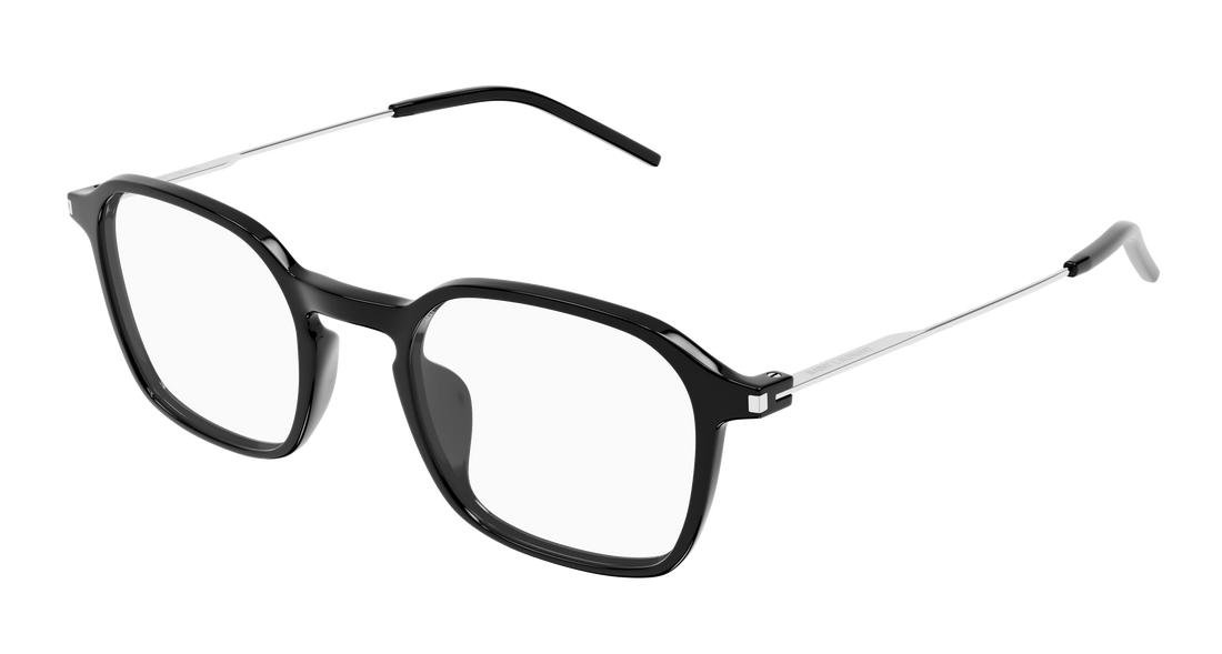 Briller saint laurent sl 954 001 negro rectangular / squared masculino størrelse 49mm - Hovedvisning