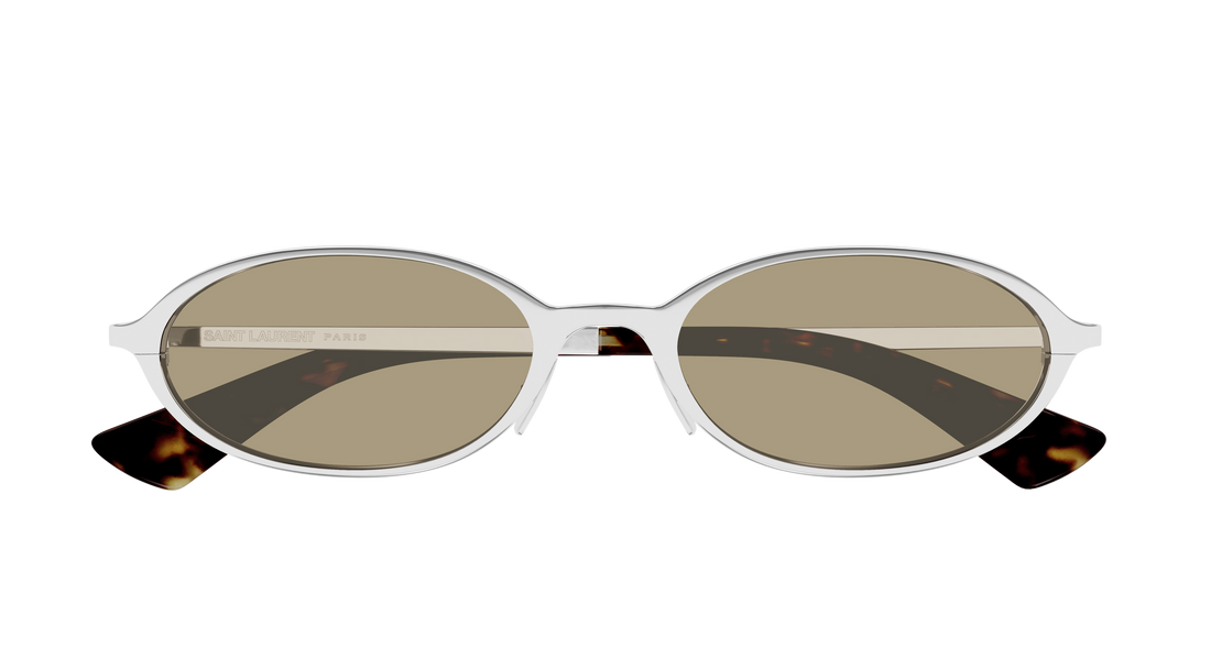 Lunettes de soleil saint laurent sl 935 003 plateado round/oval/panthos femenino taille 52mm - Vue détaillée