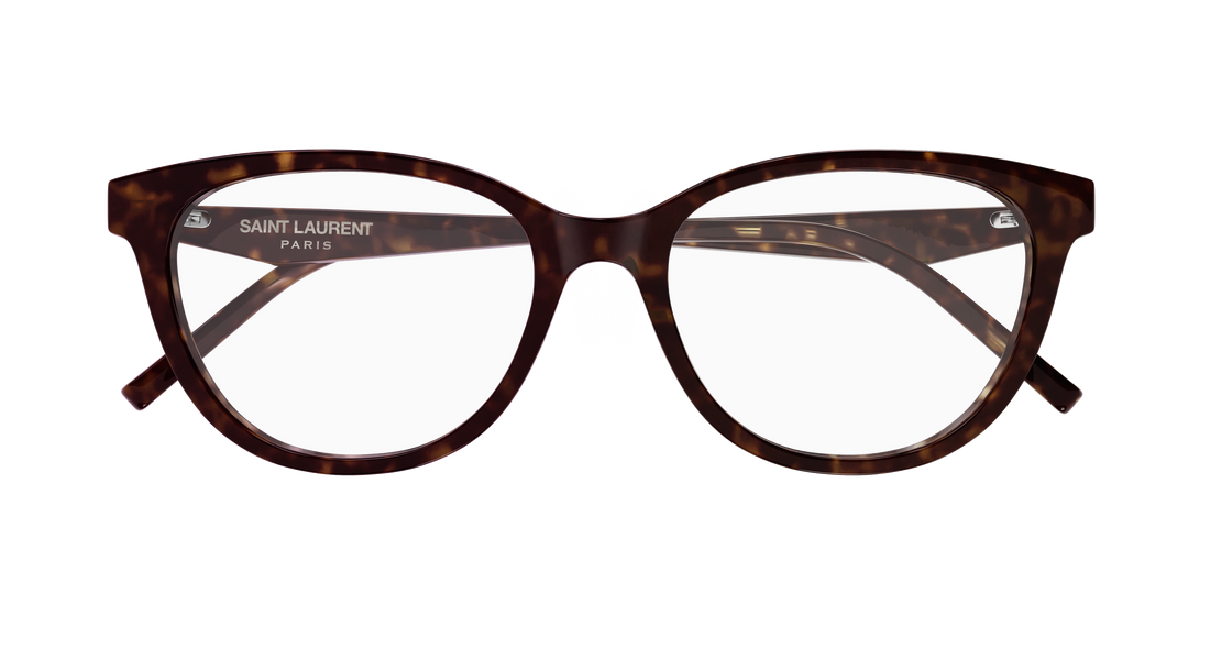 Okulary korekcyjne saint laurent sl m188/f 002 havana cat eye femenino rozmiar 53mm - Widok szczegółowy