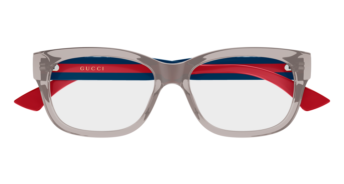 Occhiali da vista gucci gg0278on 014 gris cat eye femenino taglia 55mm - Vista dettagliata