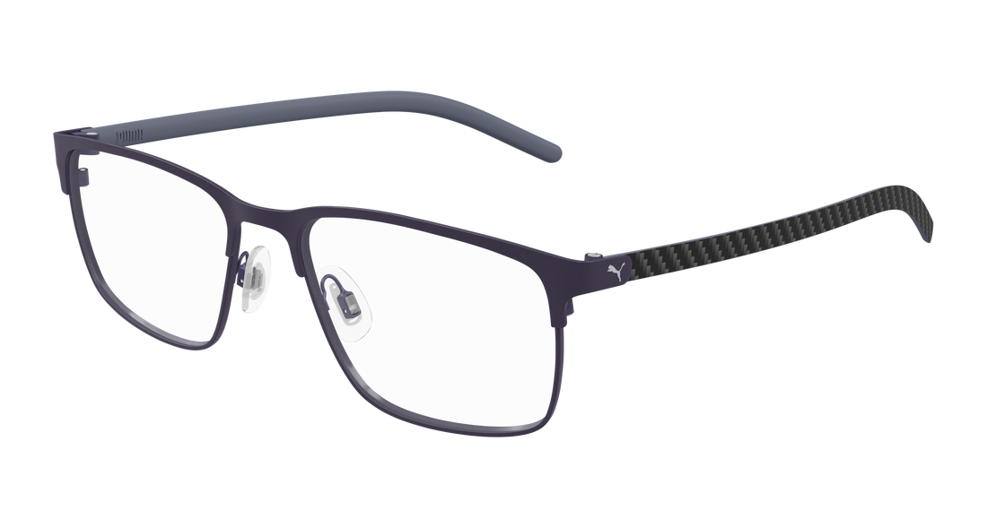 Prescription glasses puma pu0553o 008 azul rectangular / squared masculino size 60mm - Main view