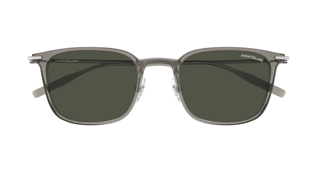 Occhiali da sole montblanc mb0503s 001 gris round/oval/panthos masculino taglia 52mm - Vista dettagliata