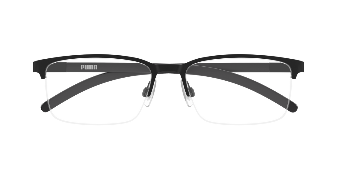 Prescription glasses puma pu0552o 001 negro rectangular / squared masculino size 55mm - Detailed view