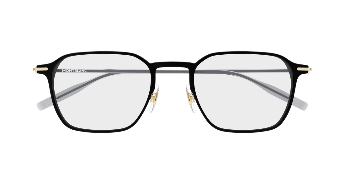Dioptrijske naočale montblanc mb0504o 001 negro rectangular / squared masculino veličina 51mm - Detaljni prikaz