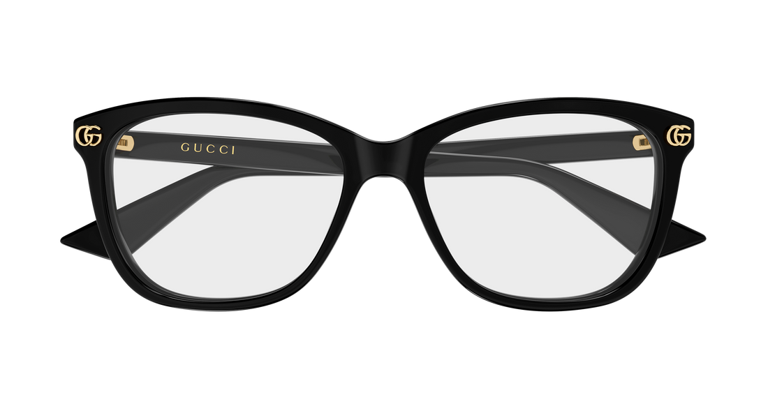 Occhiali da vista gucci gg2113o 006 negro rectangular / squared femenino taglia 55mm - Vista dettagliata