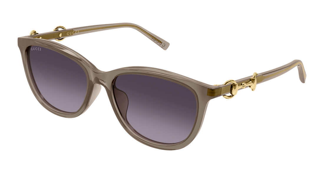 Sunčane naočale gucci gg2220sk 004 marron round/oval/panthos femenino veličina 56mm - Glavni prikaz