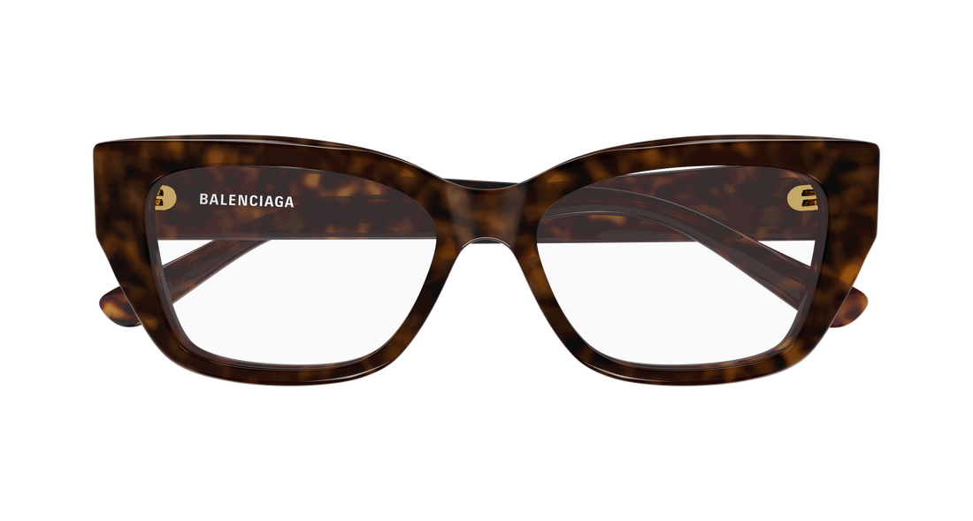 Occhiali da vista balenciaga bb0483o 002 havana rectangular / squared femenino taglia 55mm - Vista dettagliata