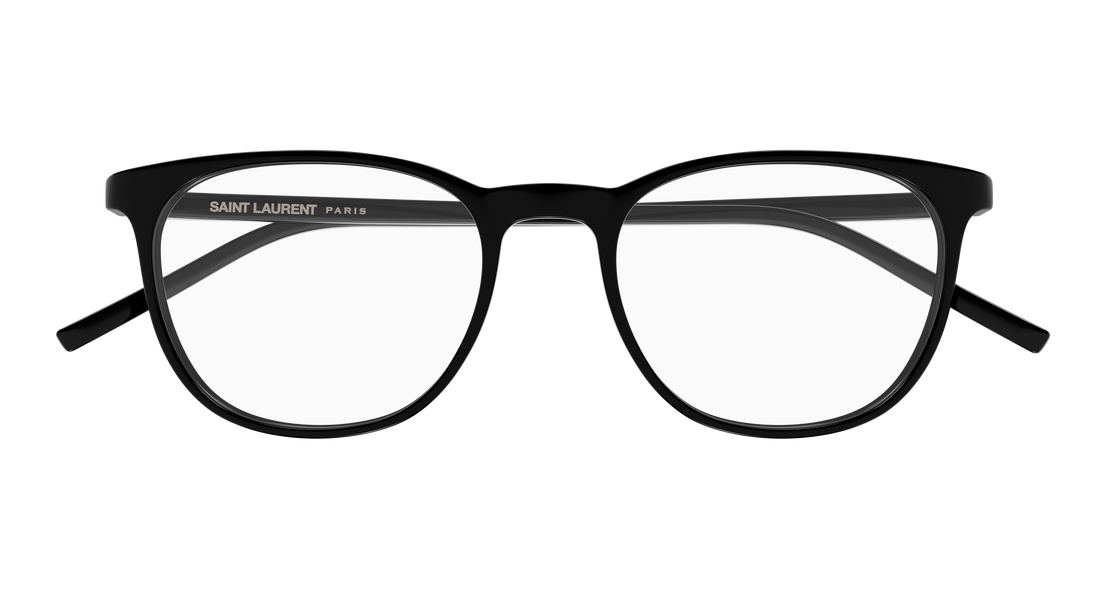 Dioptrijske naočale saint laurent sl 884 001 negro round/oval/panthos unisex veličina 51mm - Detaljni prikaz