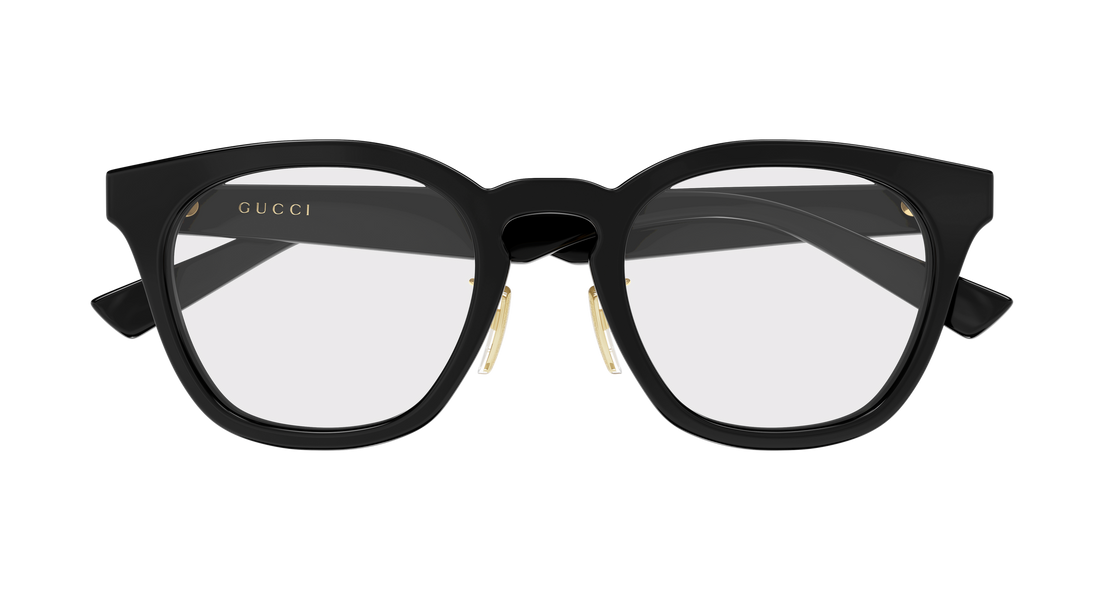 Occhiali da vista gucci gg2187oa 005 negro round/oval/panthos masculino taglia 52mm - Vista dettagliata
