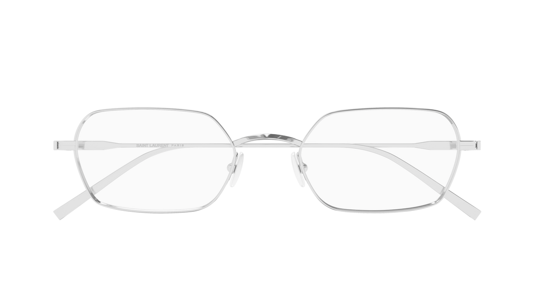 Okulary korekcyjne saint laurent sl 952 opt 002 plateado rectangular / squared masculino rozmiar 52mm - Widok szczegółowy