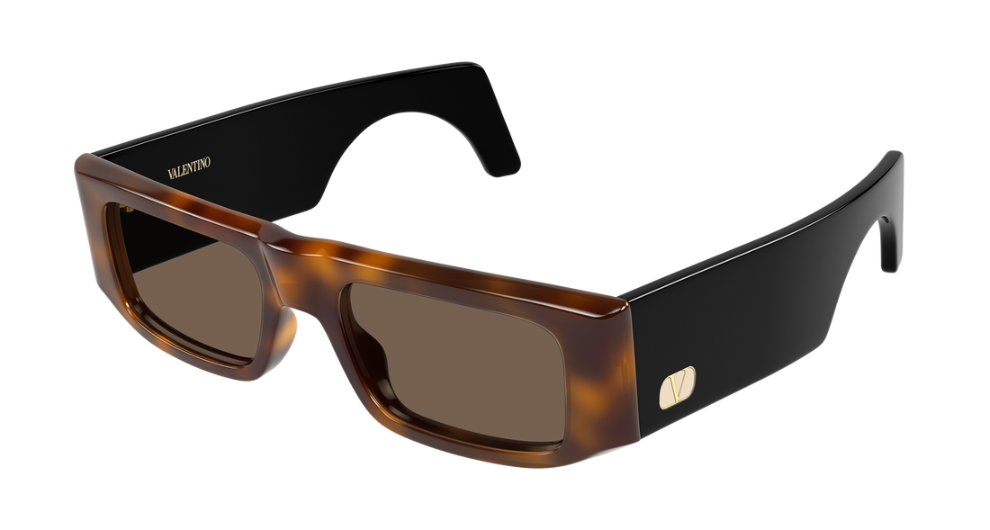 Occhiali da sole valentino vg0005s 002 havana rectangular / squared femenino taglia 52mm - Vista principale