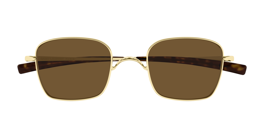 Solbriller saint laurent sl 949 t 003 dorado rectangular / squared masculino størrelse 47mm - Detaljeret visning