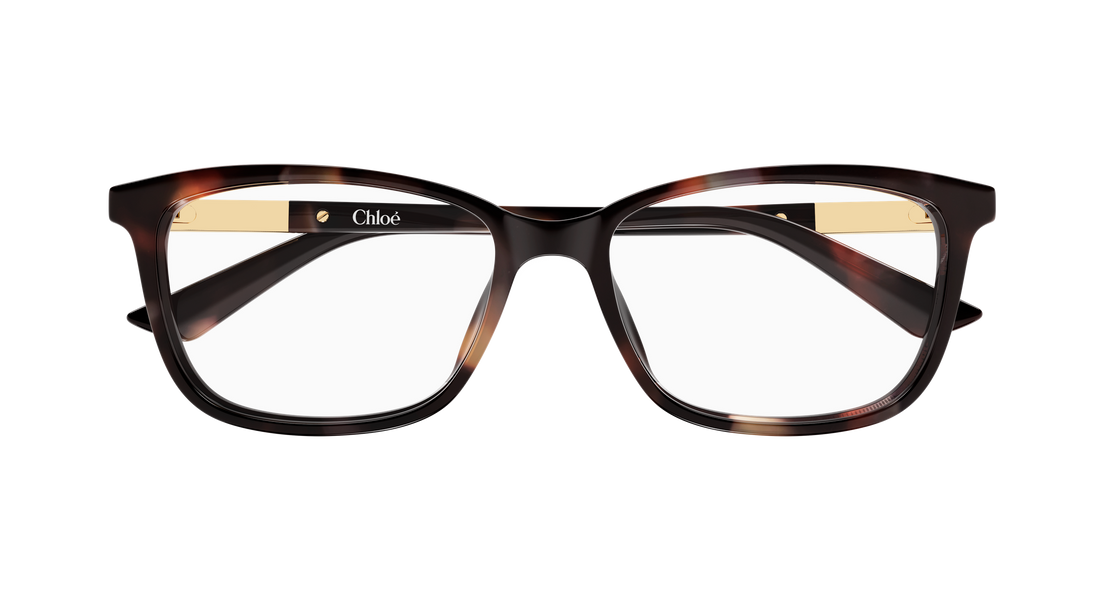 Brillen chloé ch0371oa 002 havana butterfly femenino größe 55mm - Detailansicht