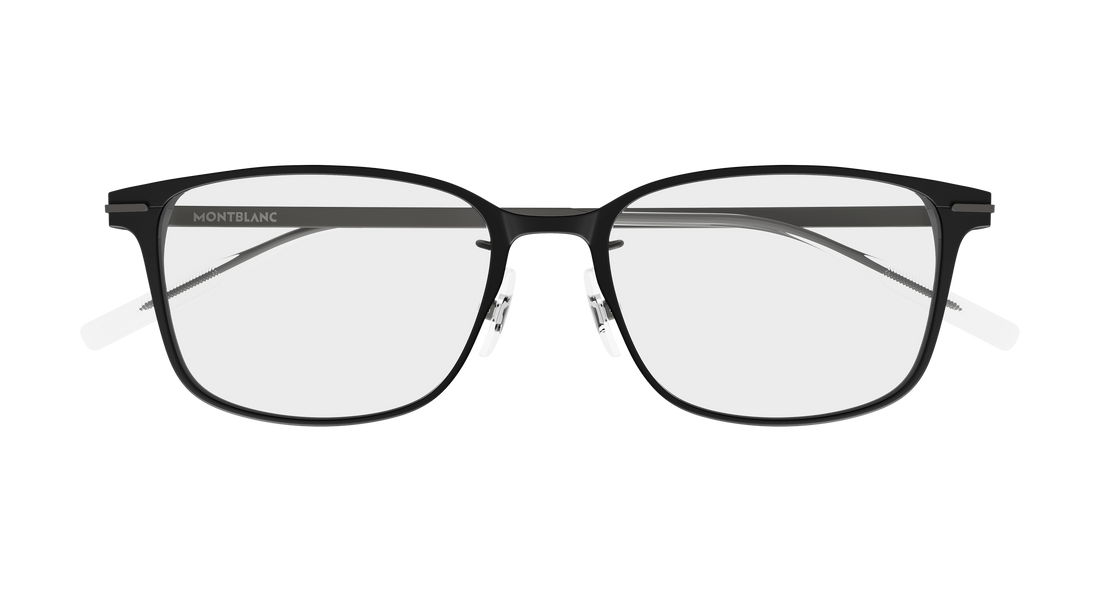 Brillen montblanc mb0532oj 002 negro rectangular / squared masculino größe 53mm - Detailansicht