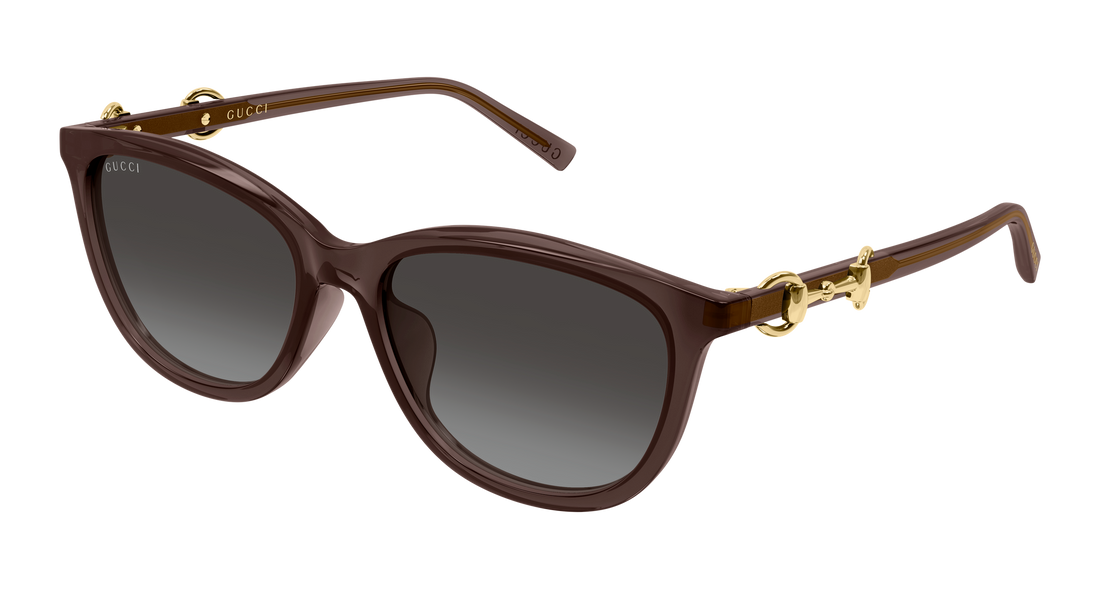 Sunčane naočale gucci gg2220sk 003 marron round/oval/panthos femenino veličina 56mm - Glavni prikaz