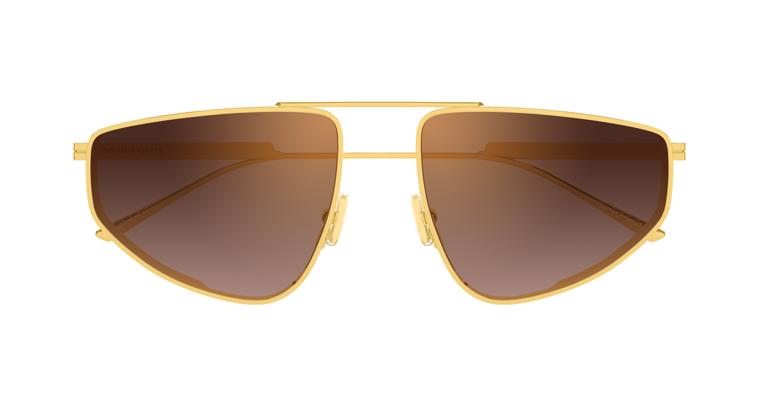 Lunettes de soleil bottega veneta bv1466s 004 dorado pilot/navigator femenino taille 59mm - Vue détaillée