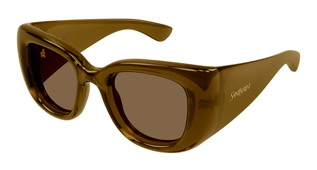 Sunglasses saint laurent sl 903 howl 004 marron cat eye femenino size 55mm - Main view