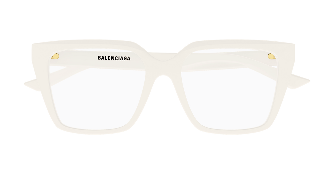 Gafas graduadas balenciaga bb0130o 014 blanco rectangular / squared femenino talla 53mm - Vista de detalle