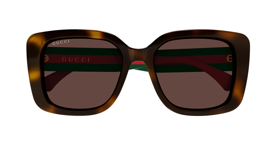 Sonnenbrillen gucci gg2118sa 002 havana butterfly femenino größe 55mm - Detailansicht