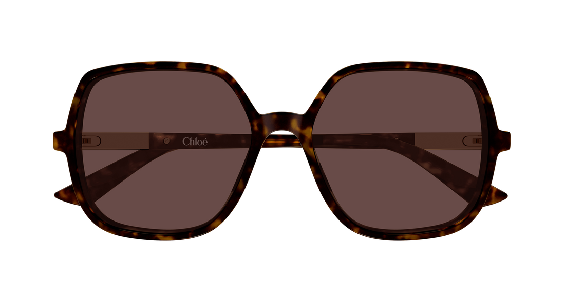 Gafas de sol chloé ch0362s 002 havana geometrical/directional femenino talla 55mm - Vista de detalle