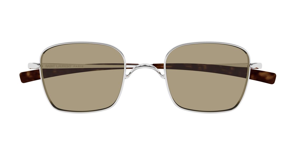 Solbriller saint laurent sl 949 t 002 plateado rectangular / squared masculino størrelse 47mm - Detaljeret visning