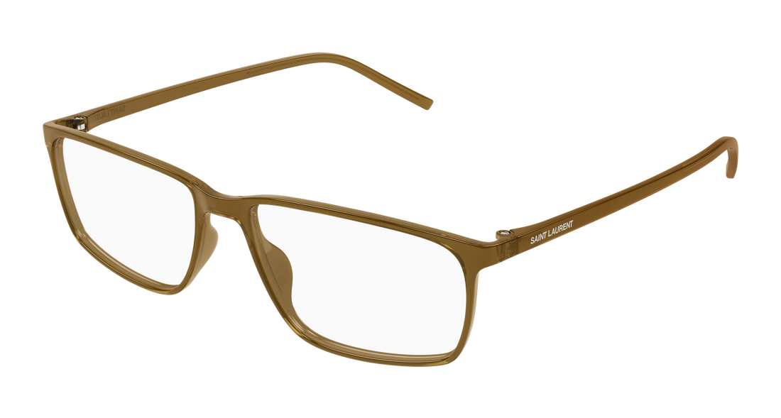 Gafas graduadas saint laurent sl 886 005 marron rectangular / squared masculino talla 57mm - Vista principal
