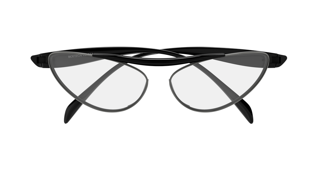 Lunettes de soleil bottega veneta bv1529s 002 plateado cat eye femenino taille 65mm - Vue détaillée