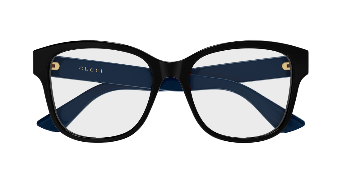 Brillen gucci gg1340o 010 negro rectangular / squared femenino größe 54mm - Detailansicht