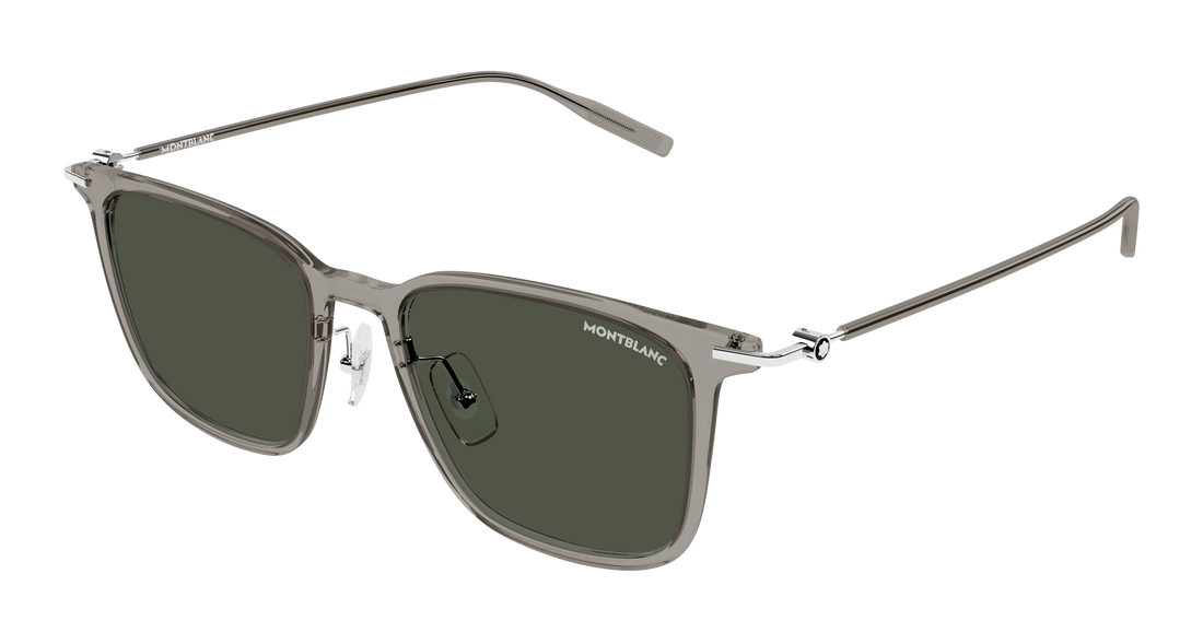 Sonnenbrillen montblanc mb0354s 007 gris rectangular / squared masculino größe 52mm - Hauptansicht