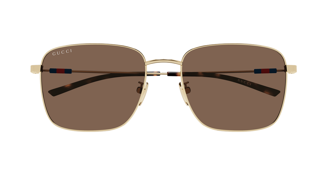 Sonnenbrillen gucci gg2097sk 004 dorado rectangular / squared masculino größe 58mm - Detailansicht