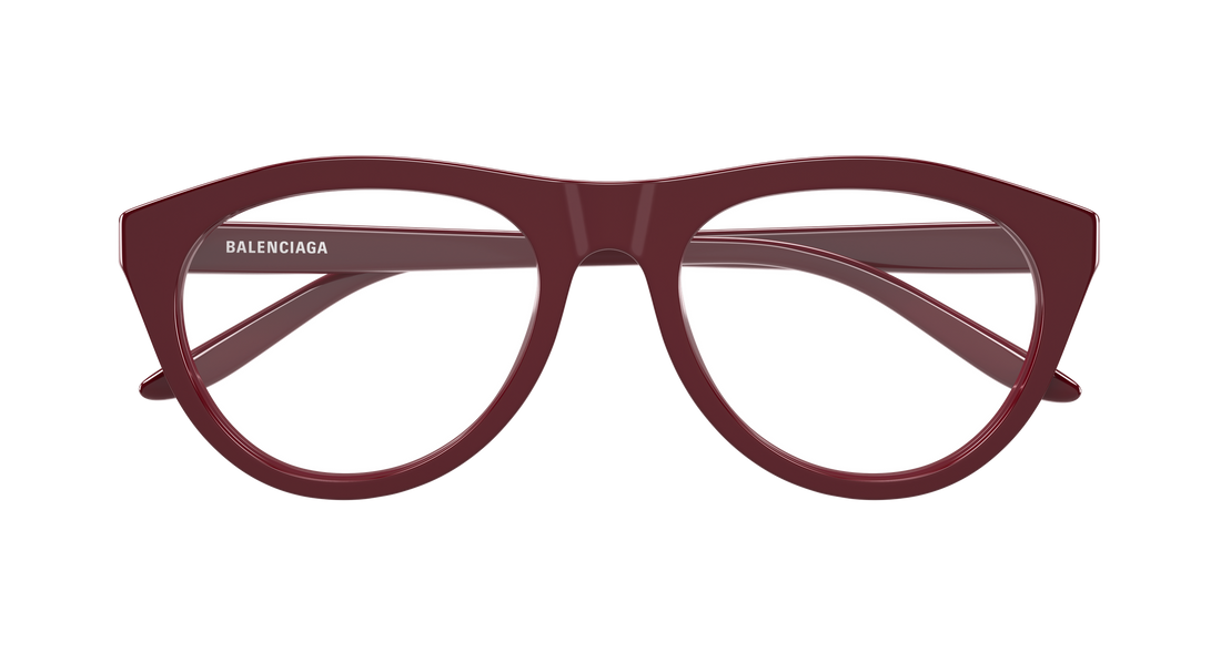 Glasögon balenciaga bb0533o 004 rojo pilot/navigator unisex storlek 55mm - Detaljvy