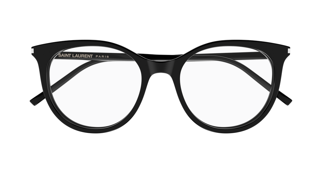 Occhiali da vista saint laurent sl 891 001 negro cat eye femenino taglia 52mm - Vista dettagliata