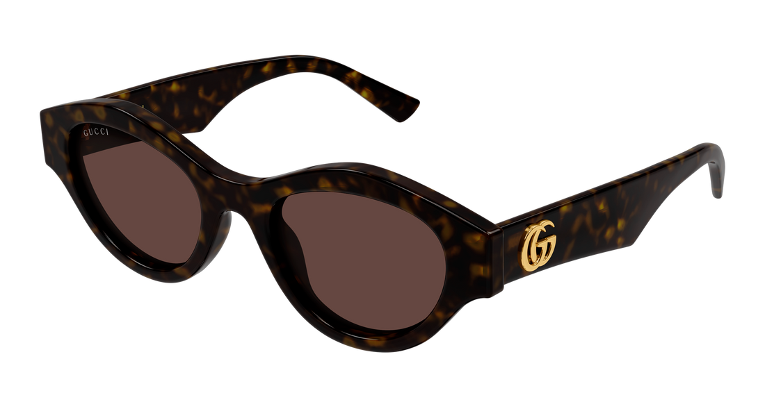 Sunčane naočale gucci gg2207s 002 havana cat eye femenino veličina 51mm - Glavni prikaz