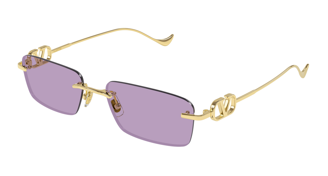 Solbriller valentino vg0067s 004 dorado rectangular / squared femenino størrelse 55mm - Hovedvisning